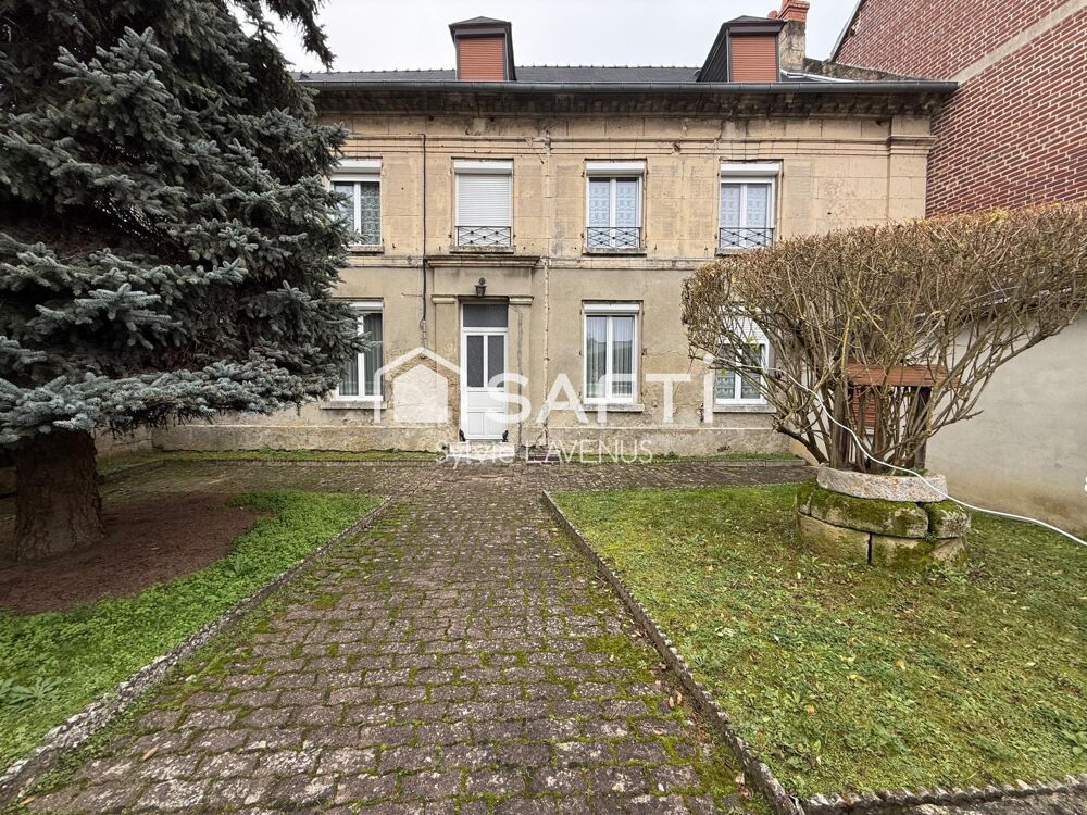 A Belleu 02, idéal investisseur, maison à rénover de 201 m2 avec 6 chambres, sur son terrain de 1593 m2.