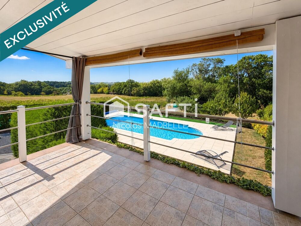 Vente Maison Maison 3 chambres avec piscine et vue dominante Verac
