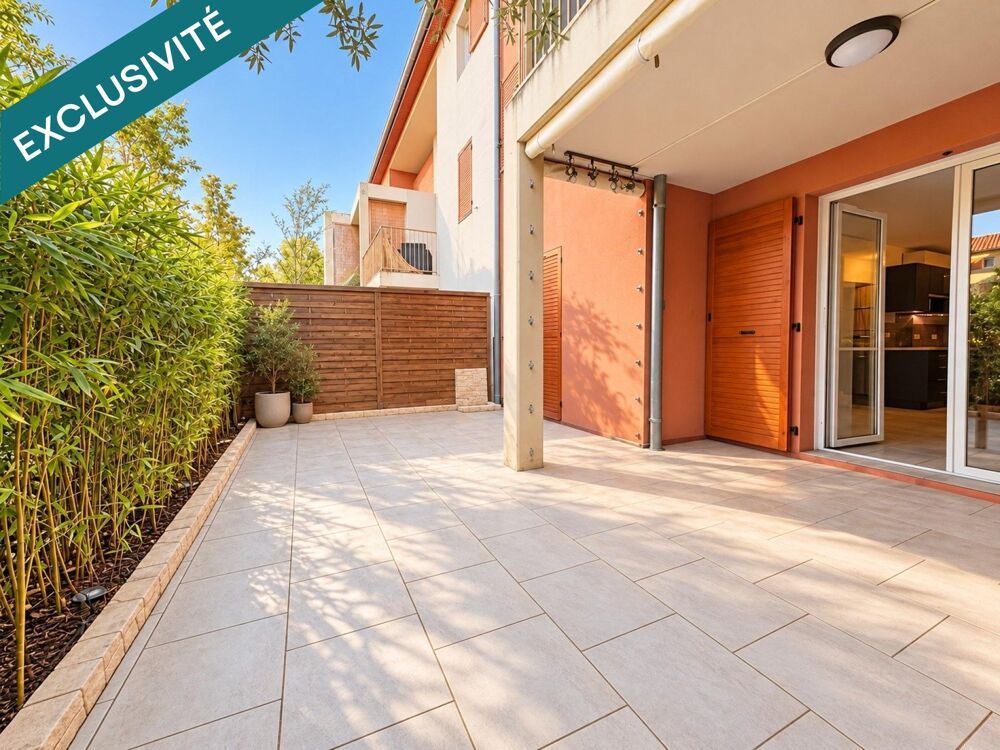 LA FARE-LES-OLIVIERS  T2 CENTRE-VILLE  TERRASSE 30 M²  PARKING PRIVATIF