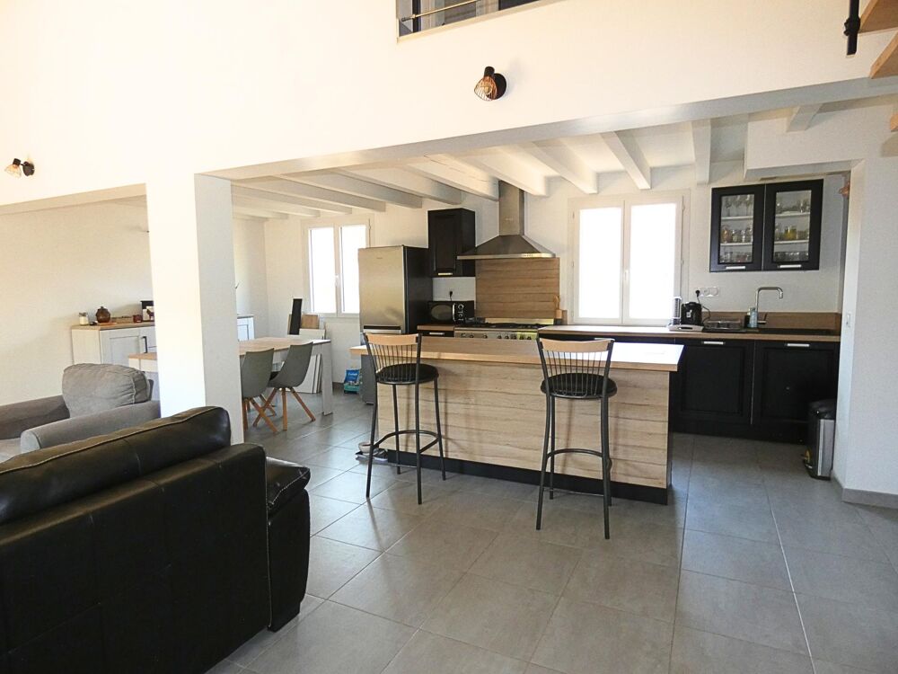 Vente Maison Villa 4 faces de 96m² sur terrain arboré de 627m² Puicheric