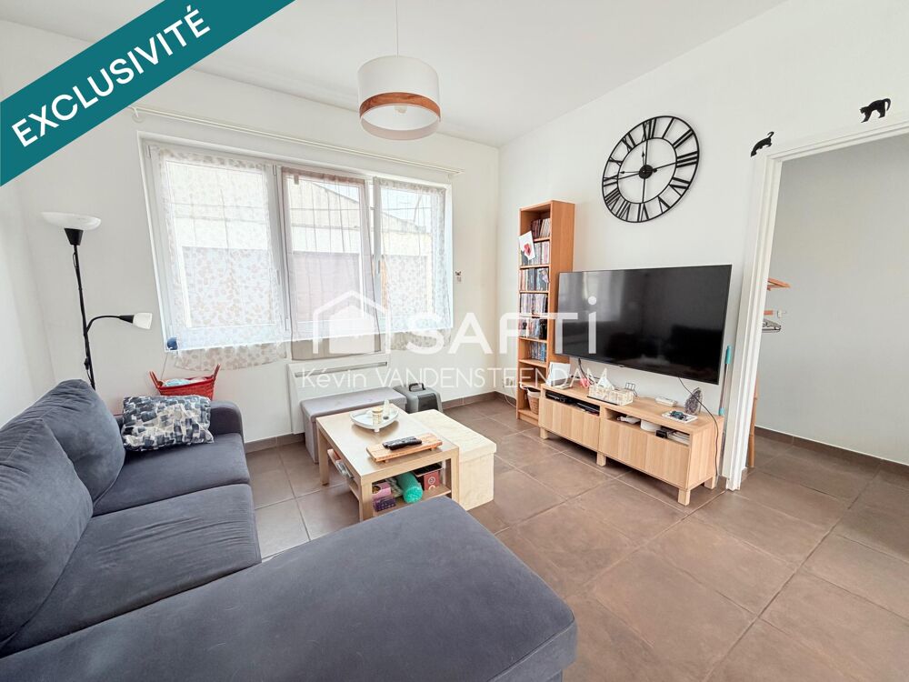 Vente Maison WATTRELOS – MAISON 3 CH – JARDIN – GARAGE DE 41 M² Wattrelos