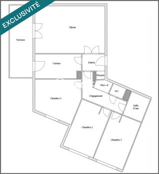  Appartement � vendre 4 pi�ces 84 m�