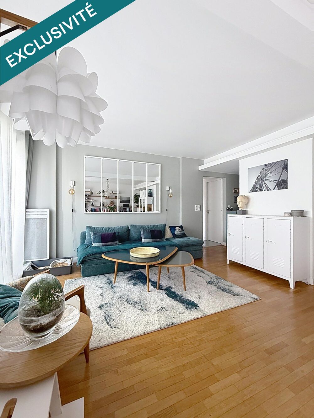 Vente Appartement 4 PIÈCES de 90m2, BALCON, PARKING, CAVE, ascenseur Suresnes