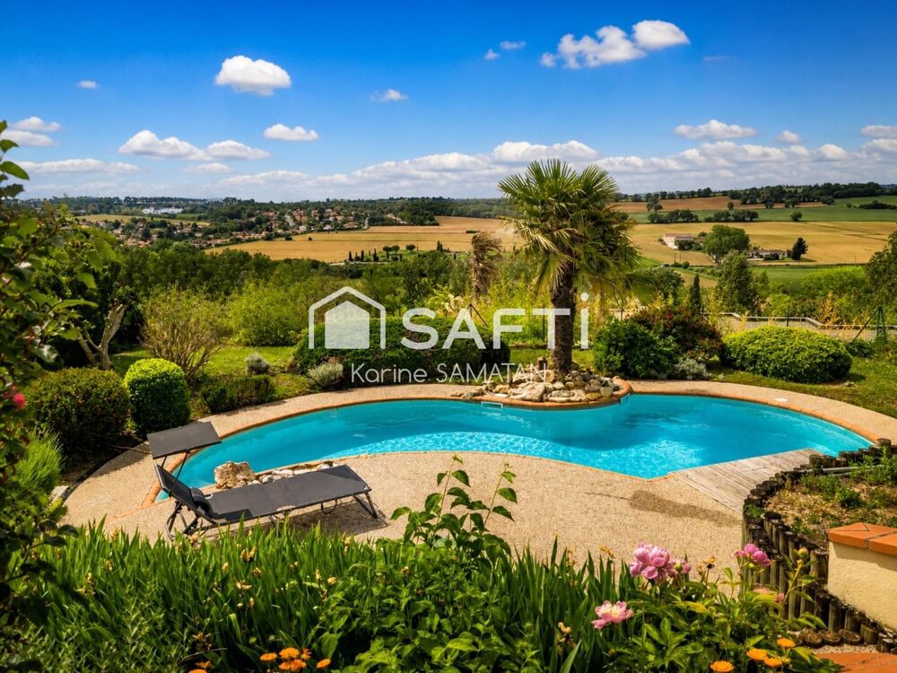 Vente Maison Lauzerville - Villa contemporaine T8 - 322m� - Vue Pyr�n�es - Piscine Lauzerville