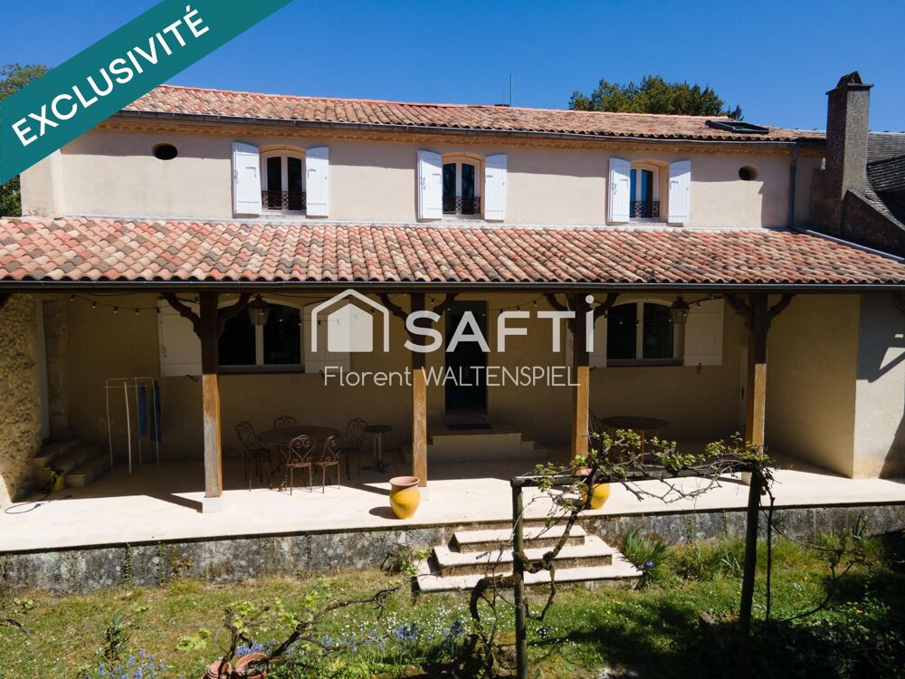 Vente Maison Charme de la pierre, douceur de vivre et potentiel rare au cœur d'un écrin de verdure. Marmande