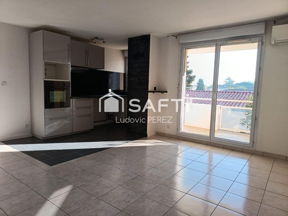 AUCAMVILLE (31140) T3 56 m² CLIMATISÉ -Dernier étage - Balcon - 2 parkings