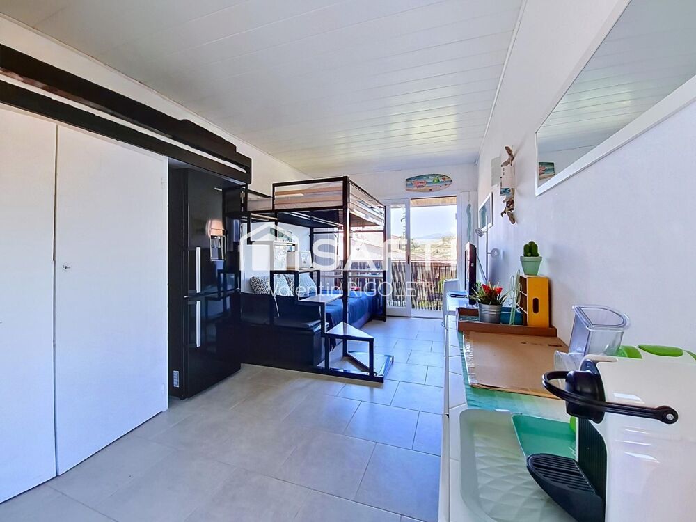 Vente Appartement Studio de 21m² meublé, Accès direct plage, Balcon. Ajaccio