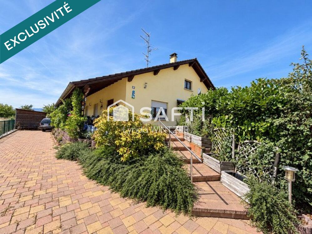 Vente Maison MEYENHEIM - Maison individuelle 124 m2 - Terrain 17 ares - Sous sol complet - Combles aménageables Meyenheim