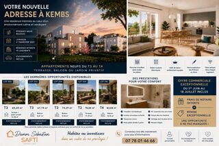 Vente Appartement T3 & T4 neufs disponibles à Kembs Kembs