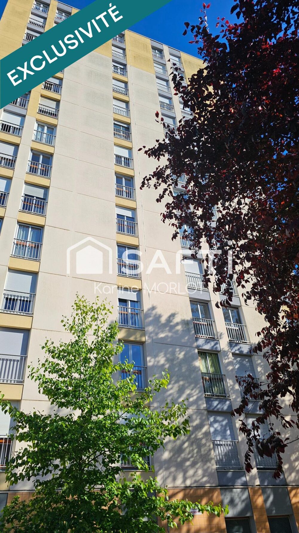 DIJON - APPARTEMENT 71m2 T4 + cave + parking sécurisé