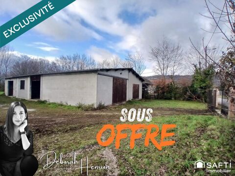 ENTREP&Ocirc;T AVEC TERRAIN CONSTRUCTIBLE EN ZONE ARTISANALE � CESSIEU (38110) 250000 38110 Cessieu