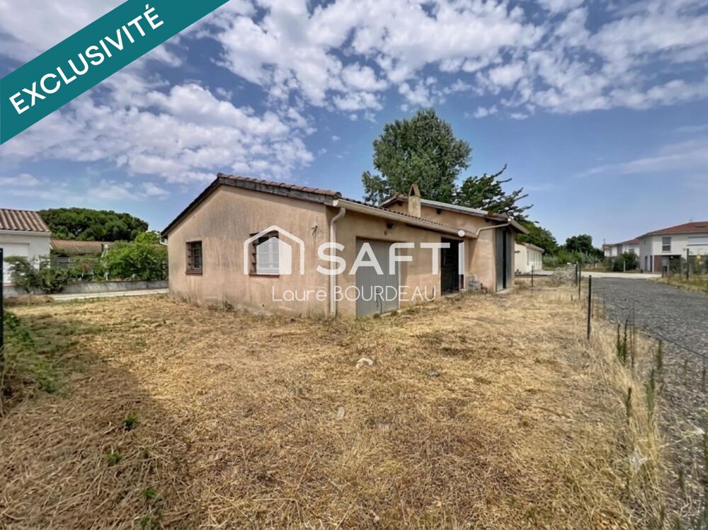Vente Maison Beau potentiel de transformation - Bâtiment / Garage de 125 m² sur parcelle de 493m2  - BOULOC Saint-jory