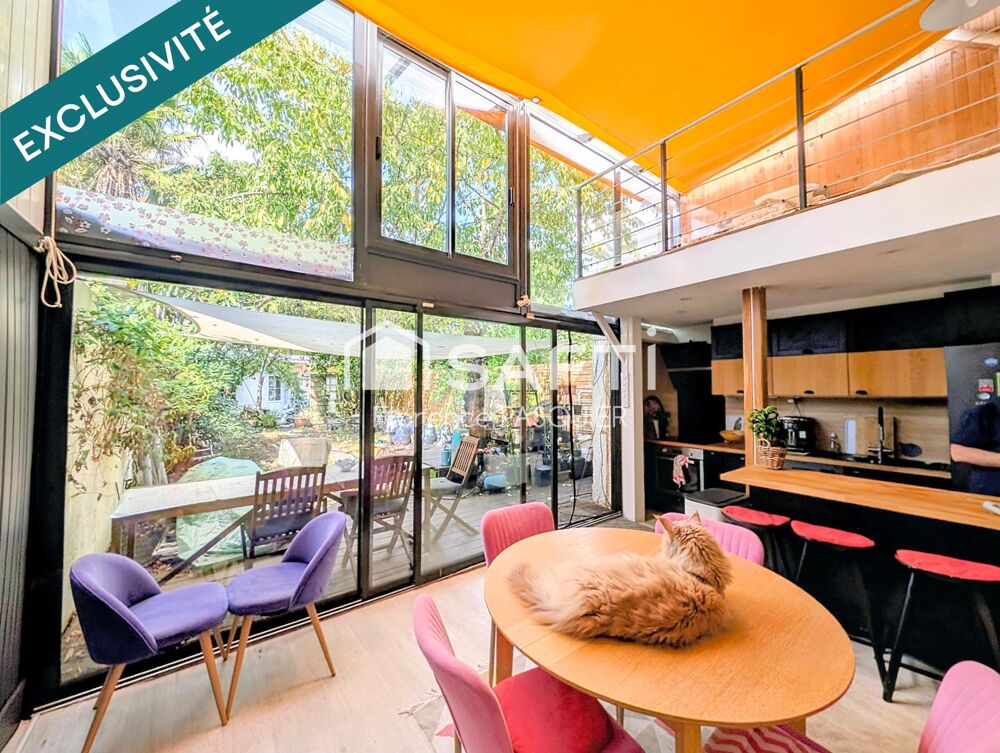 Saint-Augustin / Mondésir, échoppe avec extensions, jardin, garage.
