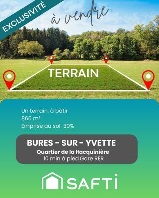  Terrain à vendre 866 m²