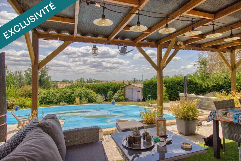 Vente Maison Maison de plain-pied 104m2 avec piscine et dépendance Saussenac