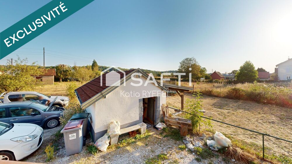188 m² habitable, 1000m² de terrain, chauffage central