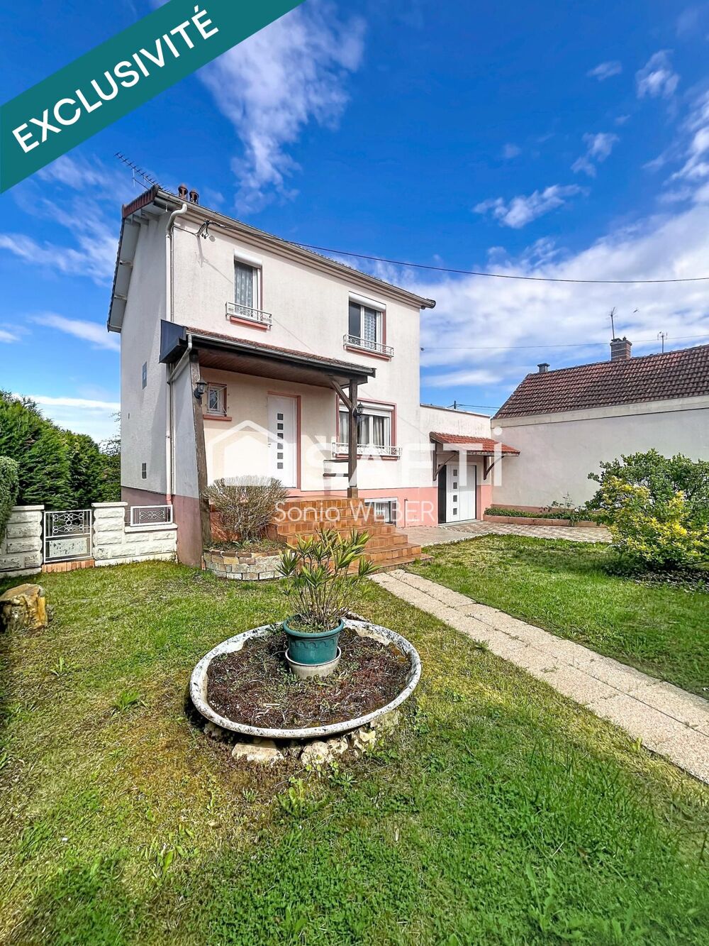FRIGNICOURT Maison individuelle familiale avec garage et jardin