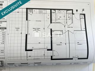  Appartement � vendre 3 pi�ces 60 m�