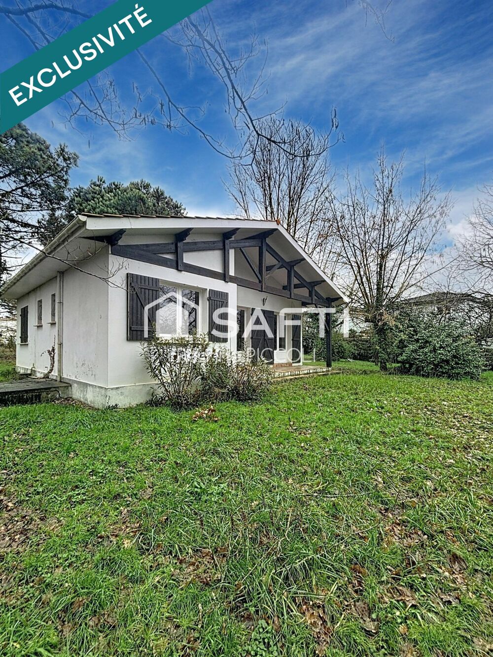 Maison 3 pièces + garage -996 m2 de terrain - Gros potentiel !