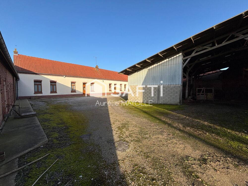 Vente Maison Corps de ferme plain pied, 2 hangars, dépendances, grand terrain Thiembronne