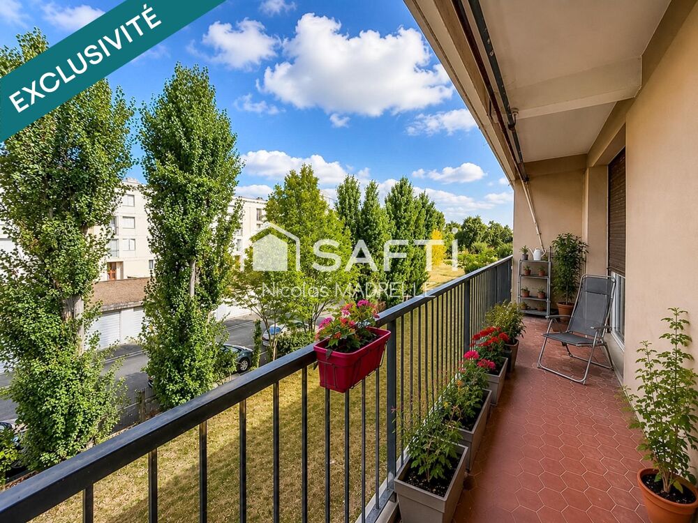 Vente Appartement Caudéran – 84 m² lumineux avec balcon Bordeaux