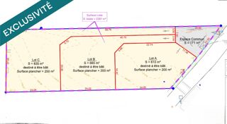  Terrain  vendre 835 m