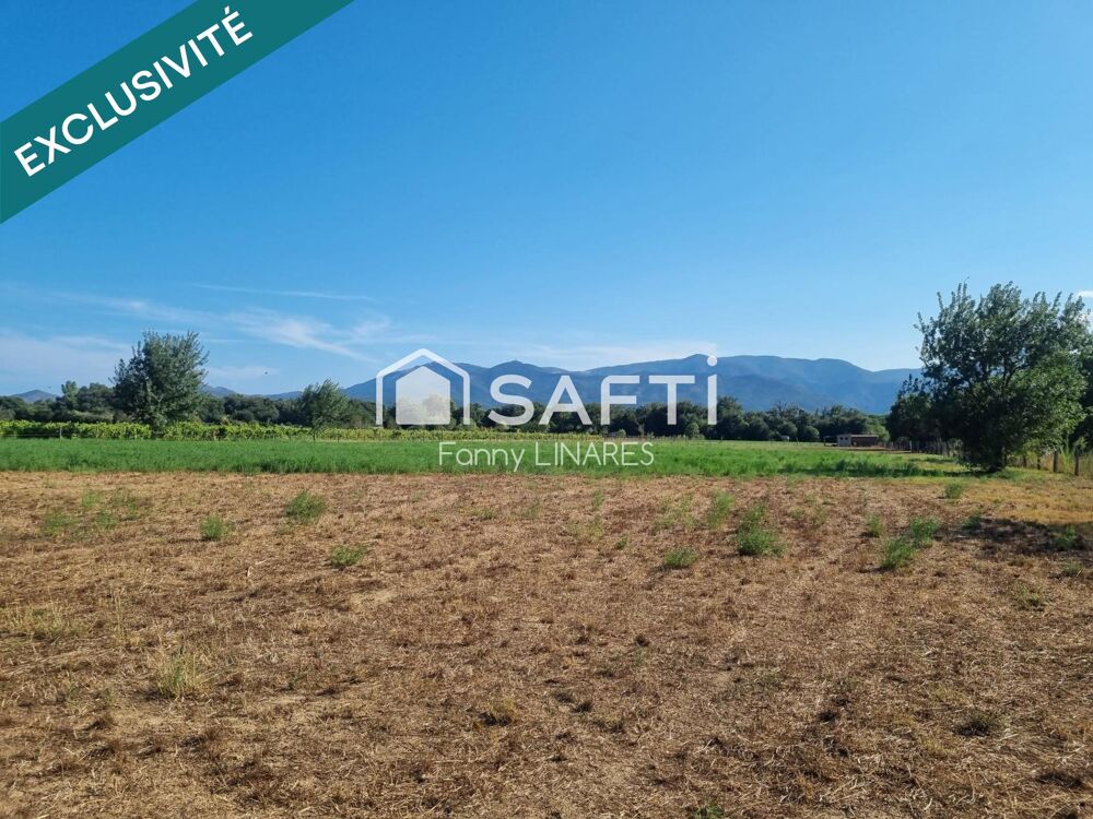 Vente Terrain Terrain de 1,8 ha plat et entretenu, avec cabanon Argeles-sur-mer