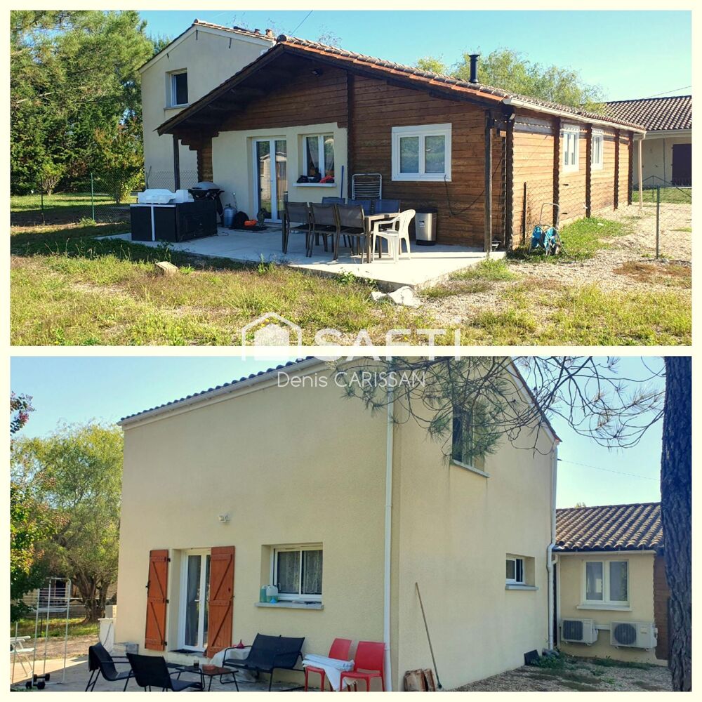 Vente Maison Maison T3 + Chalet bois T3 sur terrain de 1750 M² Lamonzie-saint-martin