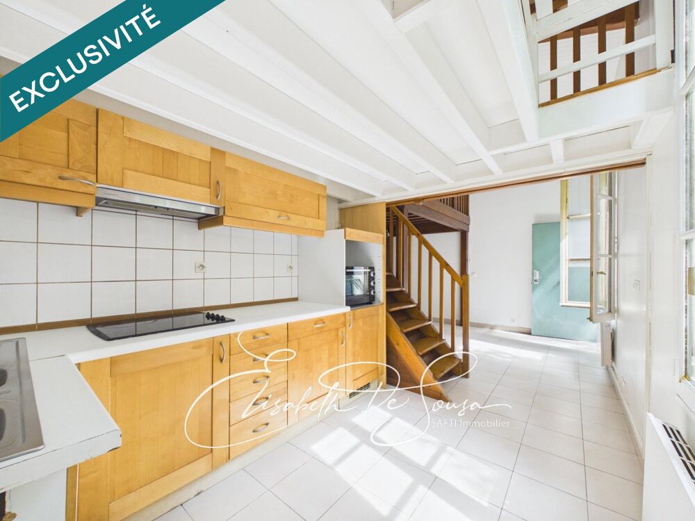 Charmant duplex avec jardinet, à 3 min du RER