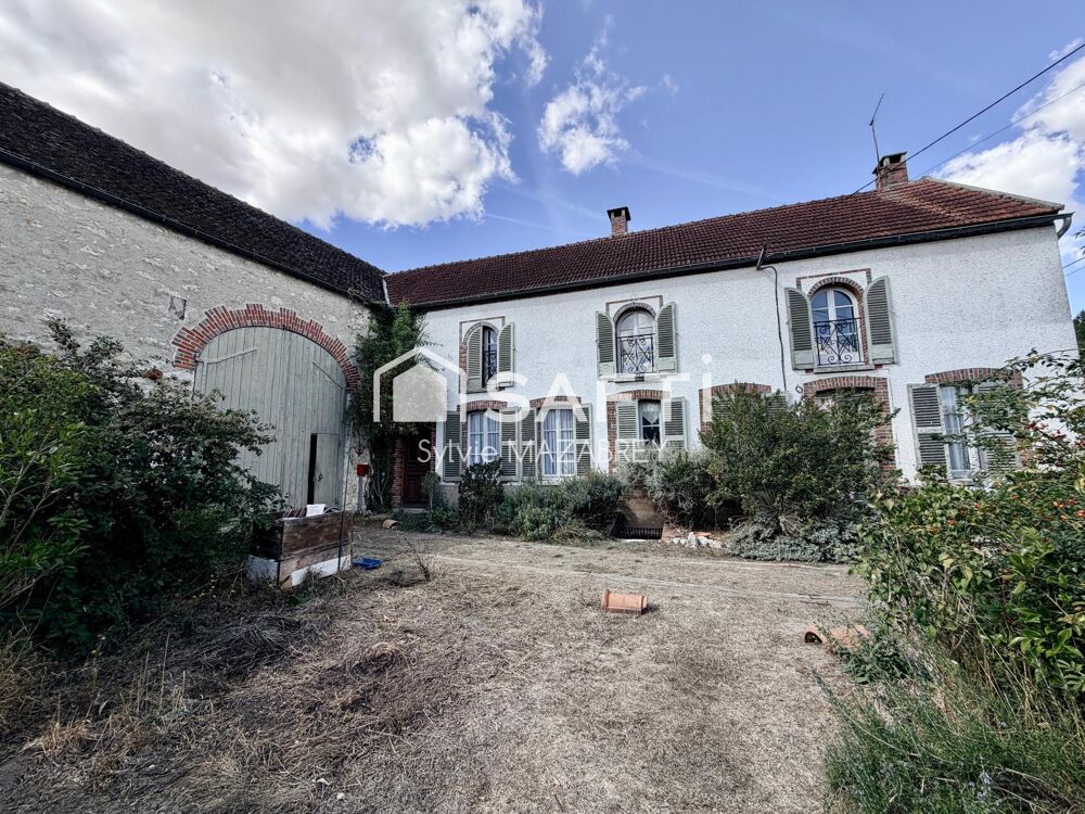 Vente Maison LES ORMES-SUR-VOULZIE – BELLE MAISON BRIARDE EN PIERRE AVEC GRANGE ATTENANTE DE 115 M² Les ormes-sur-voulzie