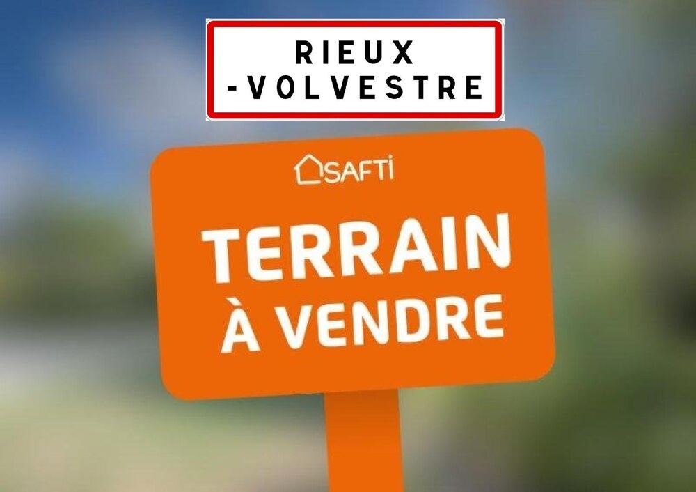 Vente Terrain terrain viabilisé de 501m² Rieux-volvestre