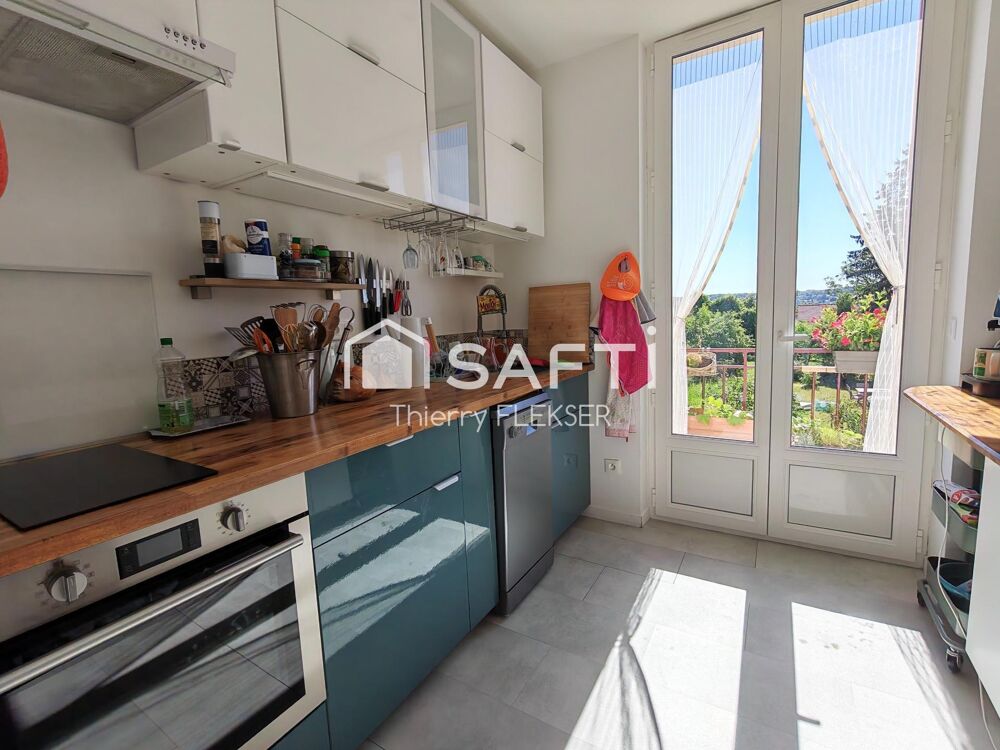 Vente Appartement Parmain – Appartement en rez-de-chaussée avec jardin, garage et cave Parmain