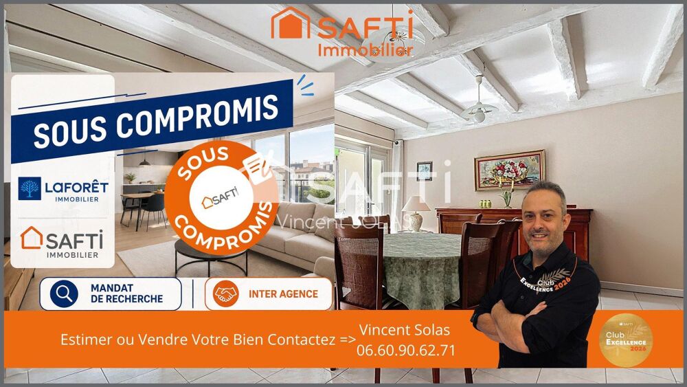 Appartement T4 de 96 m² Avec Balcon et Parking