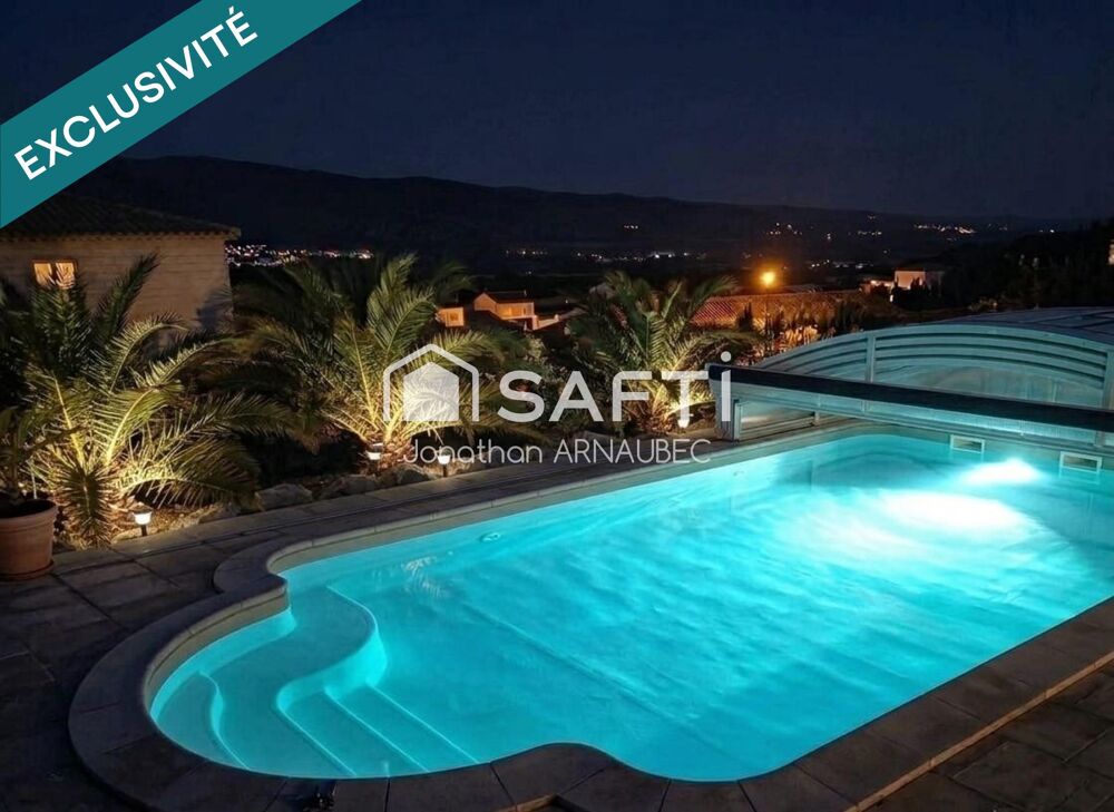 Vente Maison Villa de plain-pied avec piscine, terrasse plein sud et vue imprenable Peyruis