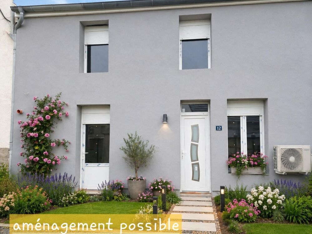 Maison performante entièrement rénovée 2 chambres avec jardin et garage.