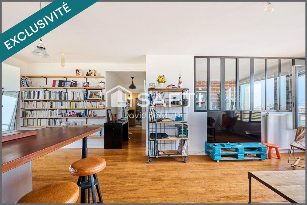 Vente Appartement IVRY-SUR-SEINE – DERNIER ÉTAGE – 3 PIÈCES – 2 CHAMBRES – 70 M² – 2 PARKINGS – DPE B Ivry-sur-seine