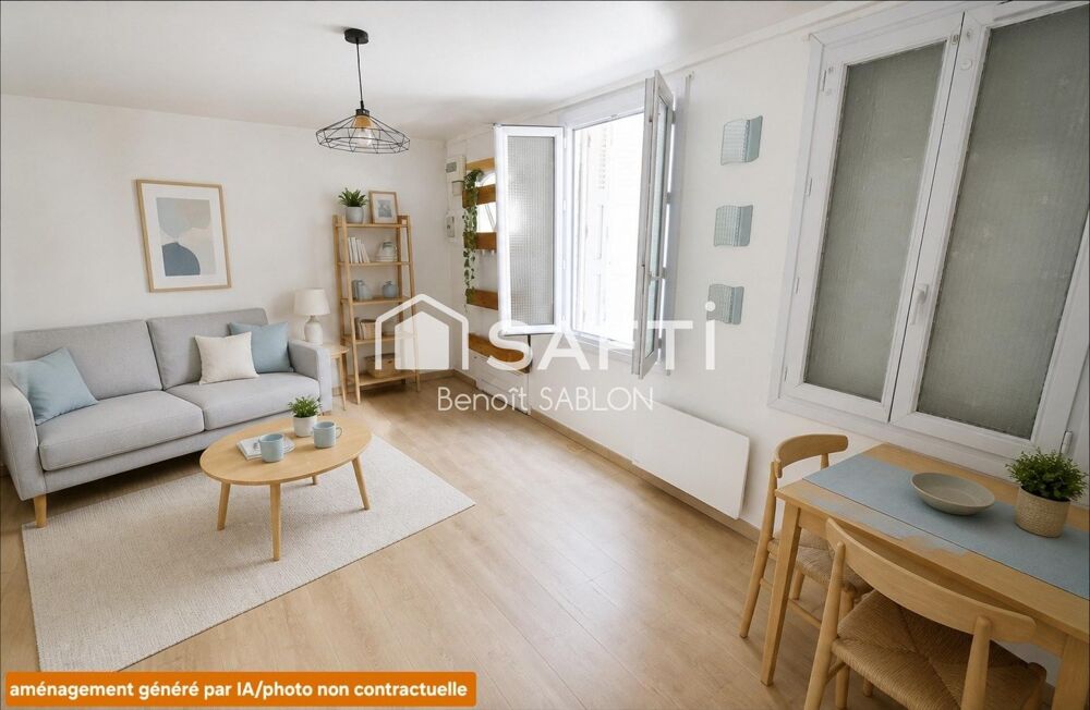 Studio 24m², cuisine ouverte, proche Université.