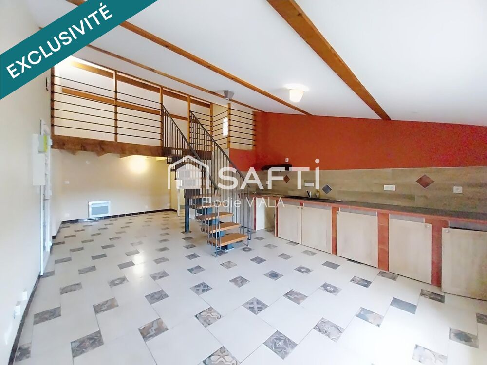 Bédarieux : Grand studio 48m², libre & lumineux