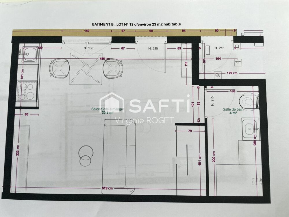 Vente Appartement Avenue Jean Jaurès - Studio neuf dans une residence sécurisée Reims