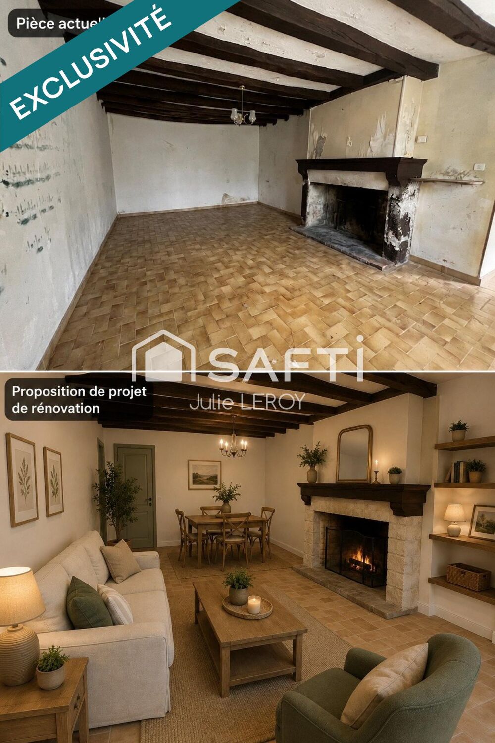 Vente Maison Maison de bourg, située à Fontenay-Sur-Vègre (72350) Fontenay-sur-vegre