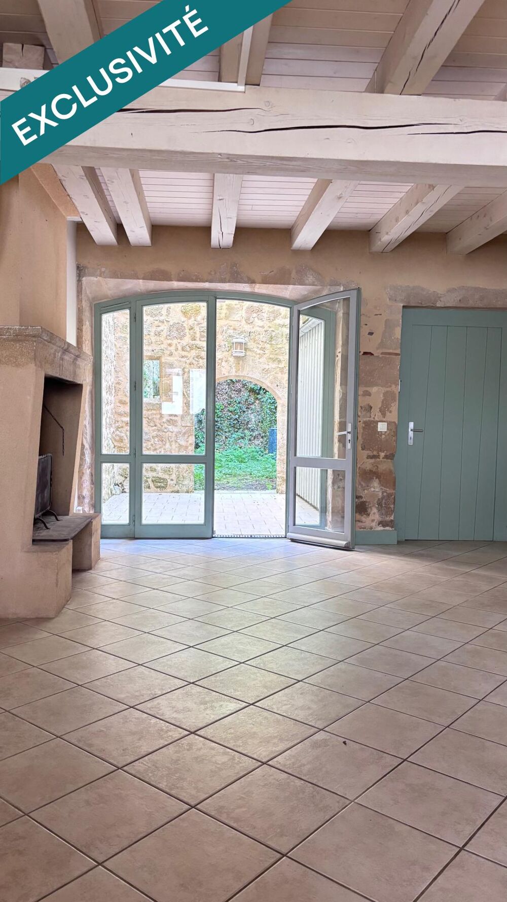 Maison de ville avec un extérieur, 3 chambres, bureau