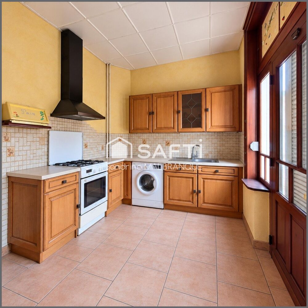Vente Maison AVION 62210 ,Maison semi mitoyenne de 116 m2  , 4 chambres, jardin et garage Avion
