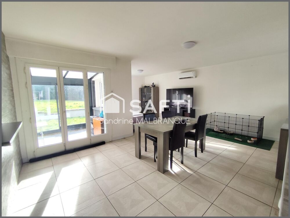 Vente Maison Maison semi-individuelle de semi-plain pied avec sous sol ,3 chambres et jardin Lievin