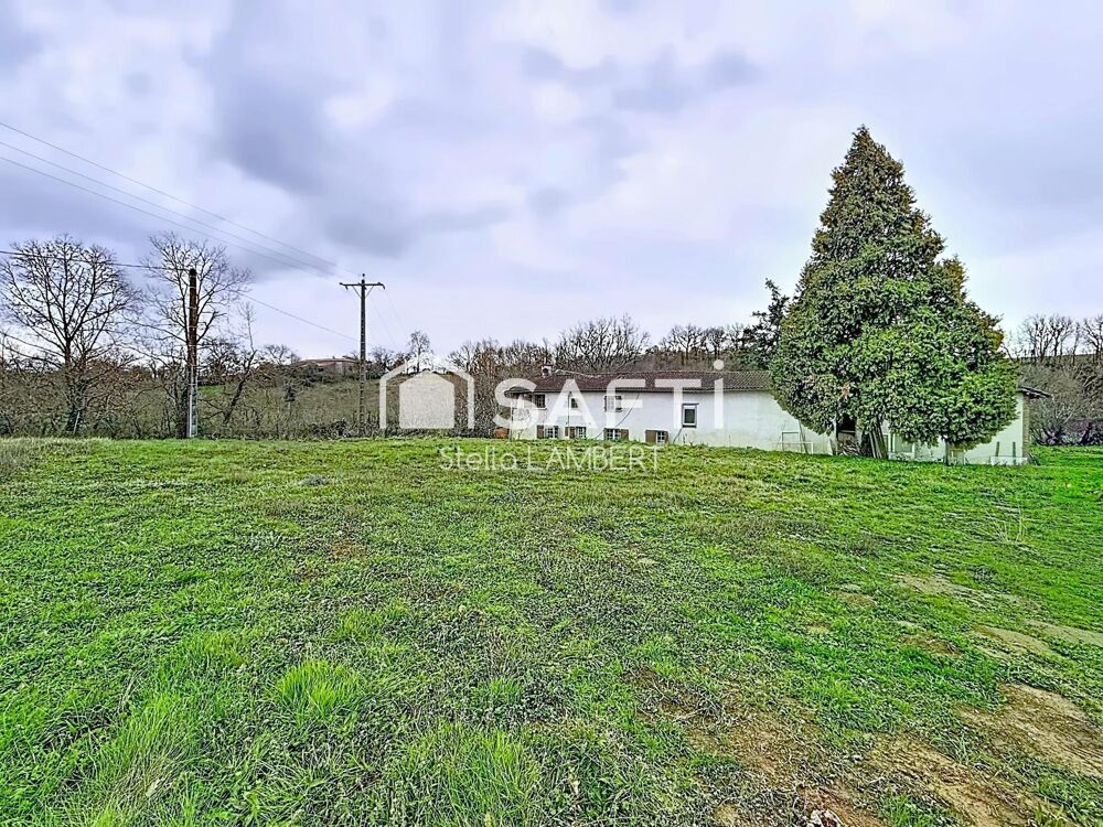 Ancienne ferme de caractère à Giroussens, sans aucun voisinage, sur plus d1 hectare de terrain