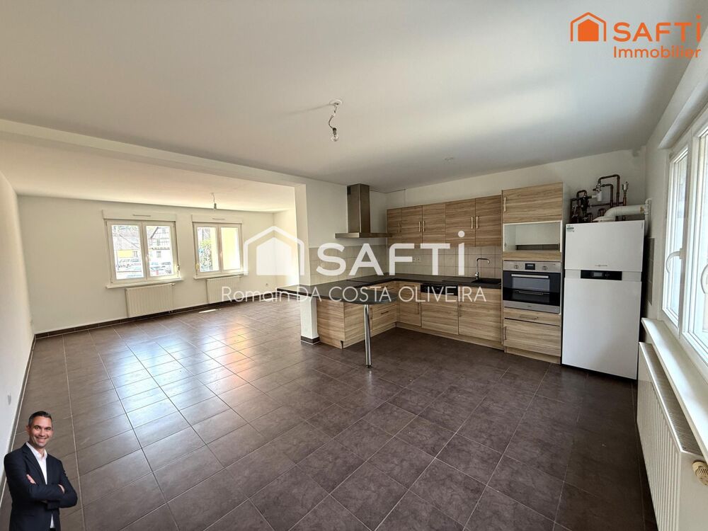 Superbe appartement de 3 pièces au RDC, disposant de 2 places de stationnement privées et 2 caves !