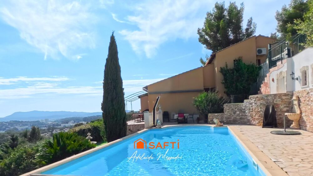 Vente Maison Villa avec piscine et vue panoramique mer Toulon