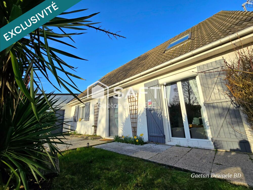 Pavillon individuel en semi plain pied,5 chambres, jardin et garage