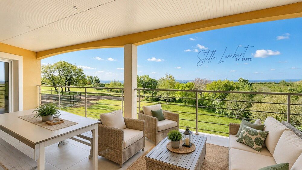 Superbe maison avec vue dégagée sur les hauteurs de Castelnau-d'Estrétefonds