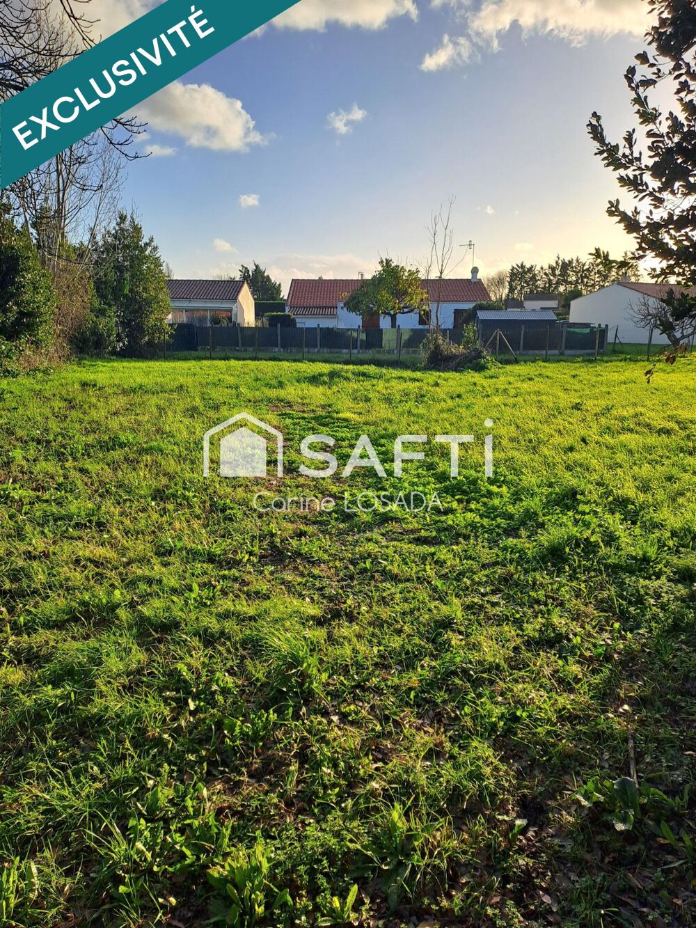 Vente Terrain Terrain constructible et viabilisé en plein centre bourg Grues