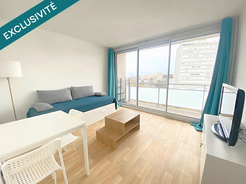 Vente Appartement Studio loué, 5,36 % brut, balcon et parking Poissy